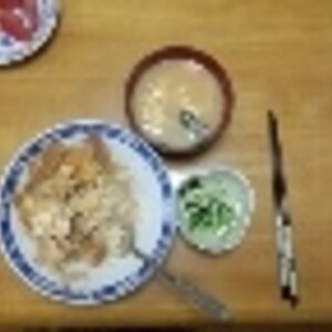 だしいらず!!めんつゆで作るチキンカツ丼